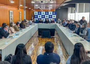 Gobernador Giacaman y alcaldes del Biobío lanzan iniciativa en el Congreso tras severo recorte presupuestario 2026.