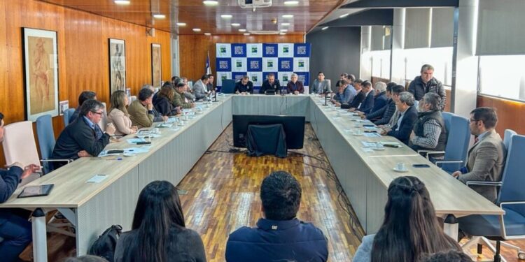 Gobernador Giacaman y alcaldes del Biobío lanzan iniciativa en el Congreso tras severo recorte presupuestario 2026.