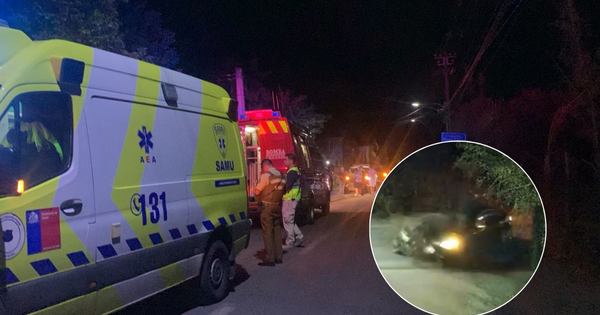 [VIDEO] Colina: Accidente fatídico en calle Los Ingleses