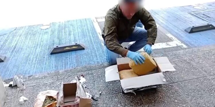 Dos personas fueron arrestadas por recibir un paquete con tres kilos de marihuana en Temuco.