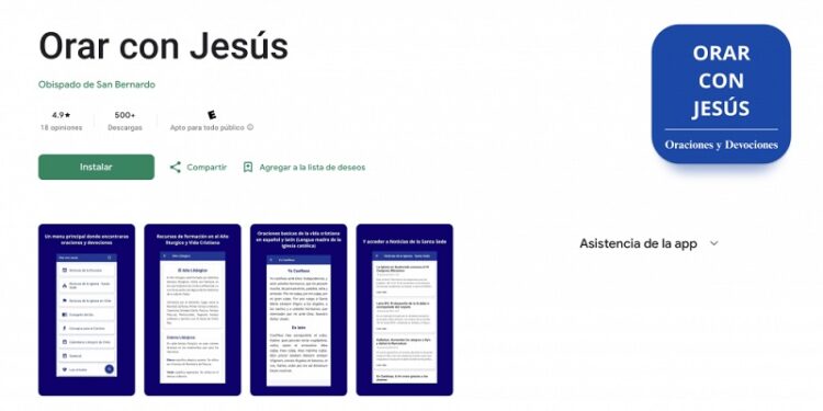 Reza con Jesús: Obispado de San Bernardo lanza la primera app chilena de oraciones y devociones.