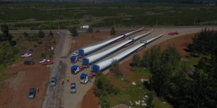 Inicia la construcción de un proyecto eólico a pocos kilómetros del Biobío: la inversión supera los 228 millones de dólares.