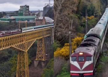 Regresa el «Tren del Recuerdo» con trayecto diurno y parada en una comuna del Biobío: Descubre las fechas y el precio de los pasajes.