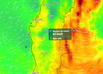 Regresan las lluvias al Biobío: se esperan hasta 30 milímetros y vientos de 40 km/h.