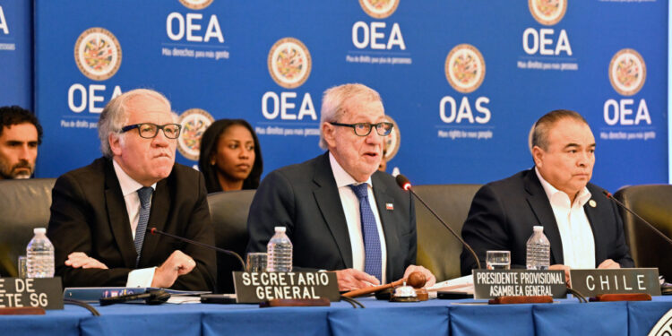 Chile asume la presidencia del Consejo Permanente de la OEA.