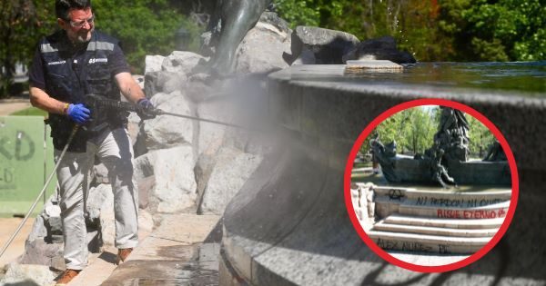 Gobernador Orrego informa sobre querella por vandalismo en la Fuente Alemana.