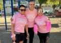 La Reina se pone rosa en corrida contra el cáncer de mama.