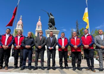 Municipio de Rancagua inauguró obras de restauración del monumento a Bernardo O’Higgins en Plaza Los Héroes.