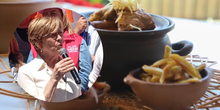 La sorprendente comparación que realizó Evelyn Matthei durante su visita a Los Ángeles al degustar “La Pollona”