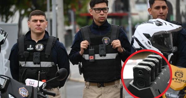 Gobierno de Santiago proporciona cámaras corporales a los inspectores municipales.