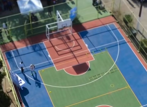 Vecinos de la plaza «León Muñoz Romero» cuentan con una nueva multicancha.