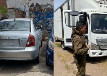 Devuelven dos autos robados en Colina.