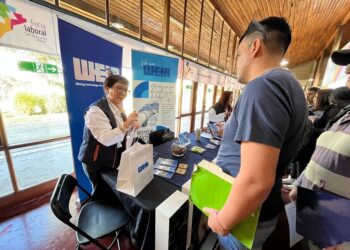 El interés por unirse a Weir Minerals Chile fue incesante en la Feria Laboral 2025.