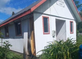 Detienen a un individuo por intentar incendiary una conocida capilla en el sector rural de Los Ángeles.