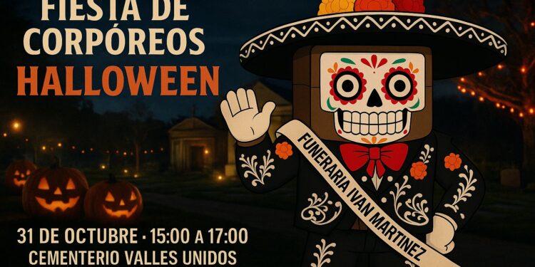 Fiesta de corpóreos de Halloween en el Cementerio Valles Unidos
