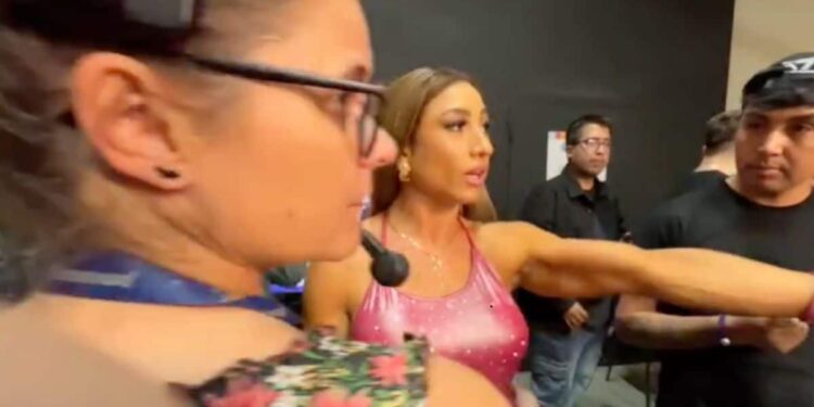Nicole Moreno reaccionó con indignación frente al periodista tras una controvertida pregunta en el backstage de Fiebre de Baile: «Deseo que eliminen la entrevista».