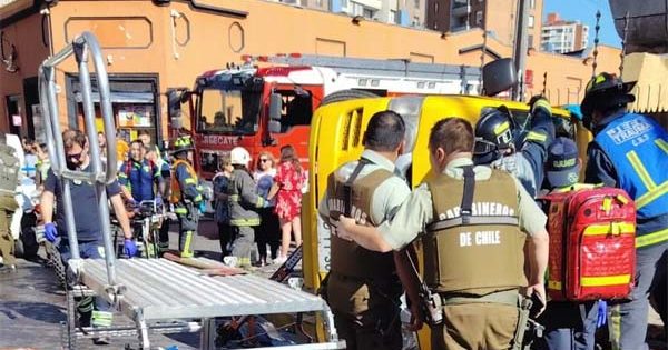 Trágico accidente de furgón escolar: delincuentes ya están detenidos.