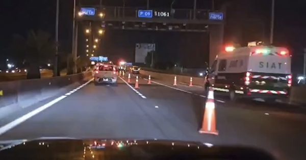 Accidente mortal en Ruta 5 con Vespucio Norte