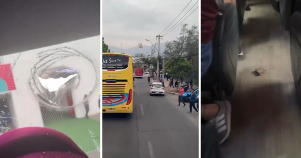 [VIDEO] «¿Hasta que no tengan que matar a un jugador …»: bus de Lanús es apedreado antes de jugar contra la U.