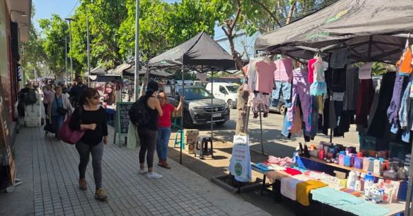 Colina reorganiza el comercio en la avenida Concepción.