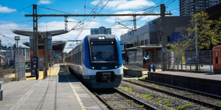 Así progresa el proyecto del tren que unirá Concepción y Los Ángeles.