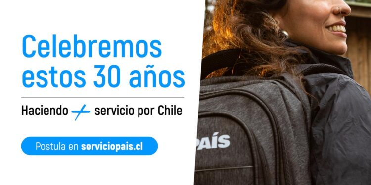 Servicio País celebra 30 años y da inicio a sus postulaciones para el 2025.