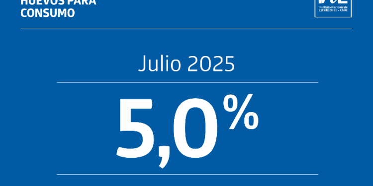 Producción de huevos en Chile sube un 3,9% en comparación con agosto del año pasado.