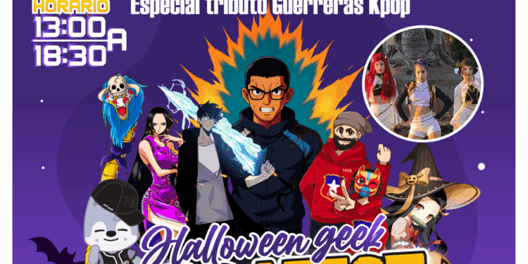 Mall Valle Curicó: Halloween Geek con K-Pop y Beyblade