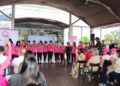 Equipo de canotaje en Colina busca crear conciencia sobre el riesgo de recaída en cáncer de mama.