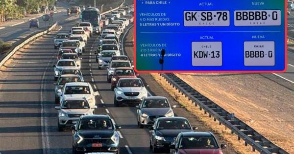 [VIDEO] Chile lanza nuevo formato de patentes y presenta la placa verde para autos eléctricos.