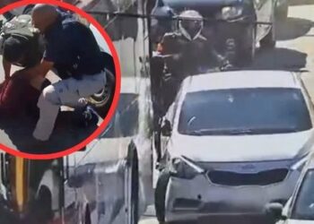 [VIDEO] Conductor atropella a una persona en Providencia y lo pillan en Macul tras una intensa persecución.