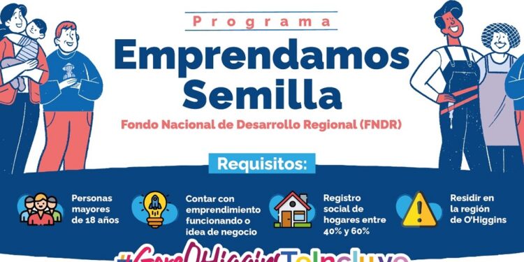 Gobierno Regional y FOSIS lanzan convocatoria para el programa Emprendamos Semilla.