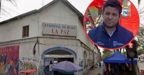 Alcalde de Independencia amenaza con multas a las empresas de buses tras el cierre del Terminal La Paz.