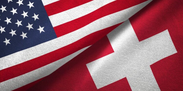 EE.UU. y Suiza logran un acuerdo preliminar que disminuye los aranceles al 15% para el país europeo.