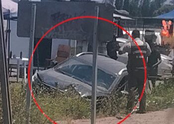 [AHORA] Se produjo un accidente de auto en el acceso a Batuco.