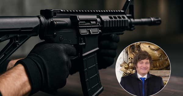 Gobierno de Milei permite a los civiles adquirir y tener fusiles semiautomáticos.