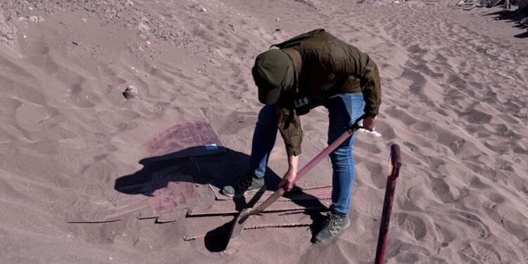 Recuperan cobre robado de un tren en Antofagasta tras acción de Carabineros.