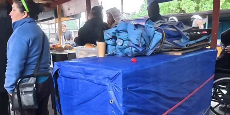 Operativo de fiscalización en el acceso al Hospital Regional.