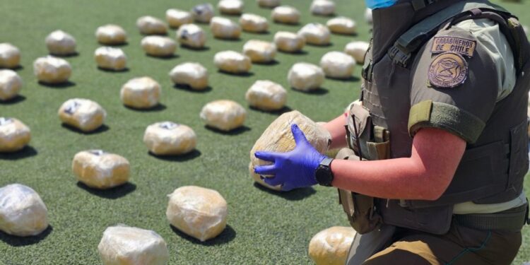 Detienen en Calama a una banda extranjera que poseía armamento y 371 kilos de narcóticos.