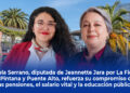Daniela Serrano, diputada de Jeannette Jara por Puente Alto, impulsora de los $750mil mensuales de ingreso vital.
