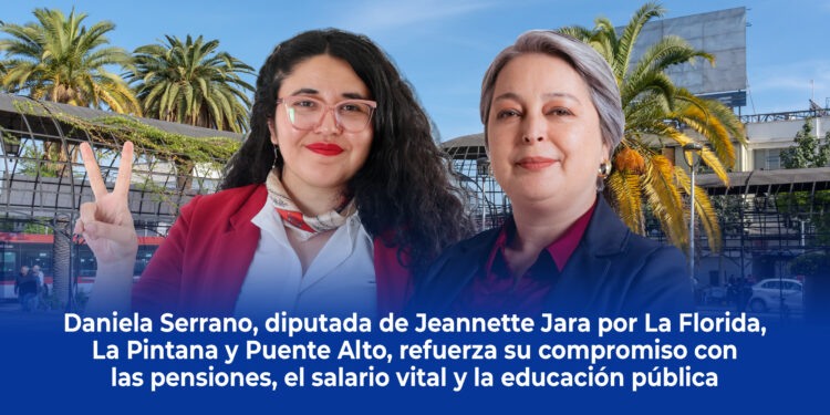 Daniela Serrano, diputada de Jeannette Jara por Puente Alto, impulsora de los $750mil mensuales de ingreso vital.