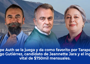 IQUIQUE: Pepe Auth se la juega y da como favorito por Tarapacá a Hugo Gutiérrez, candidato de Jeannette Jara y el ingreso vital de $750mil mensuales.