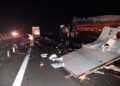 Accidente de alta energía entre camiones deja dos muertos y tres heridos en la Ruta 5.
