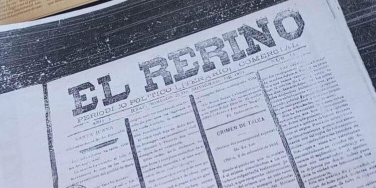 «El Rerino»: El diario histórico de Yumbel que cubrió noticias de Rere.
