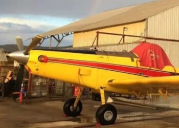 Empleado fallece al ser golpeado por la hélice de una avioneta en el aeródromo de Marchigüe.