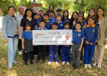 Escuela rural de Negrete impresiona al país con una considerable donación para la Teletón 2025.