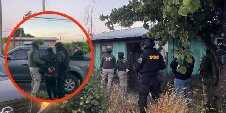 Detenidos en Villa Mercedes los responsables de un secuestro reportado en Quilleco; también se hallaron armas y drogas.