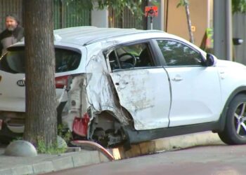 Un choque violento entre un automóvil y un árbol en Santiago deja un fallecido: el conductor fue detenido por carecer de licencia y documentos.