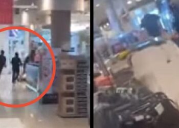 Robo a mano armada en el Mall Arauco Maipú terminó con disparos al aire.