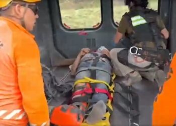 Rescatan con éxito a un arriero accidentado en el interior de Coya, Machalí.